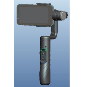 3-Axis DIY Bluetooth Brushless Handheld Plastic Gimbal untuk Telefon Pintar AFI V1