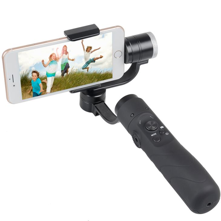 AFI V3 3 Axis Handheld Gimbal Untuk Telefon Pintar IPhone & Android - Kawalan APP Intelligent Untuk Panoramas Auto, Masa-Lapse & Penjejakan