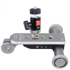Kingjoy Bermotor Video Kamera Elektronik Bergerak Mini Slider Dolly PPL-06S